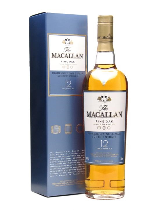 giá rượu Macallan Fine Oak 12 năm