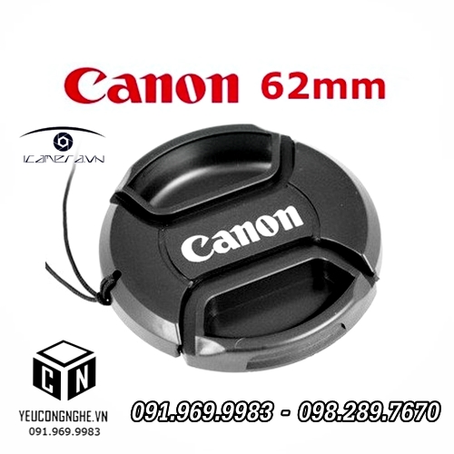 Nắp ống kính Canon 62mm bảo vệ ống kính DSLR