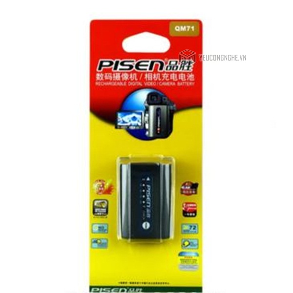 Pin cho máy ảnh Sony QM71(T) Pisen