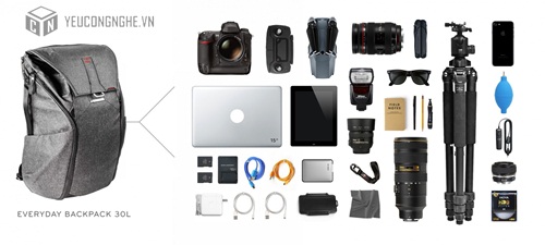 Balo đựng máy ảnh, ống kính, laptop Everyday backpack 30L Peakdesign