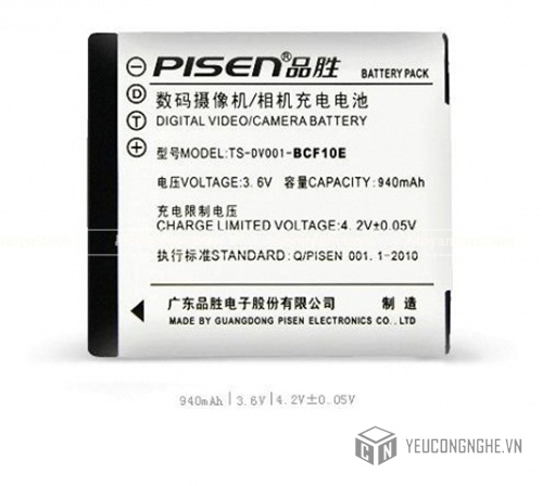Pin cho máy ảnh Panasonic BCF10E Pisen