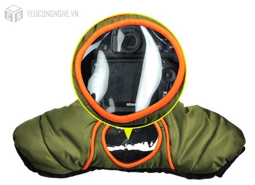 Áo khoác bảo vệ máy ảnh, lens kiêm áo mưa cho camera PC-002
