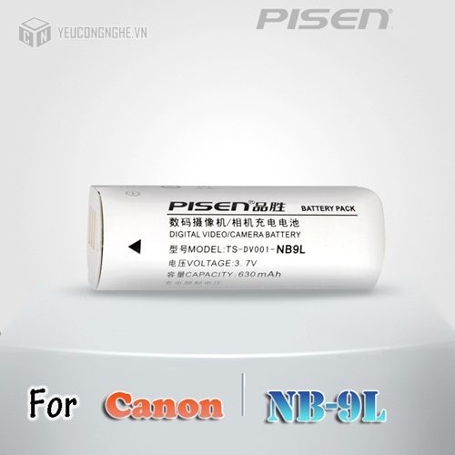 Pin cho máy ảnh Canon NB9L Pisen
