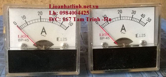 đồng hồ đo dòng điện (A) lioa