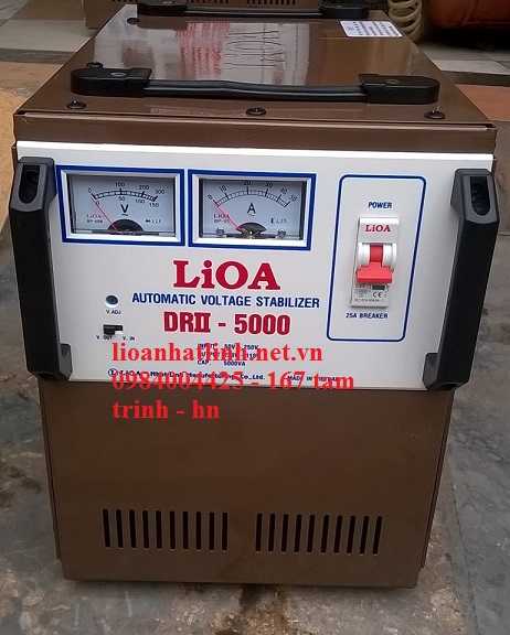 ổ áp lioa 5KVA model DRII-5000