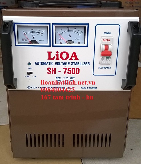 ổn áp lioa 7,5 kva ( SH-7500)