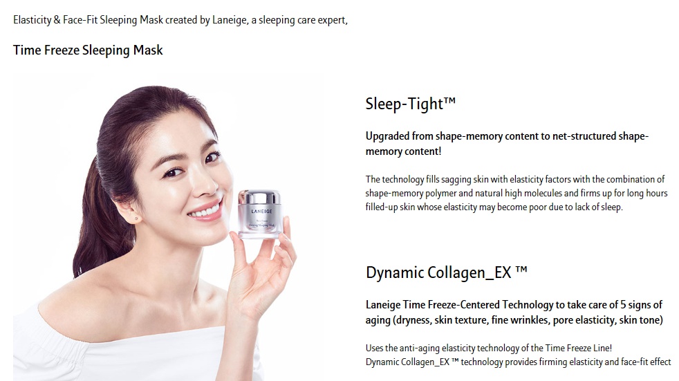 Mặt nạ ngủ Laneige Time Freeze Firming Sleeping Mask