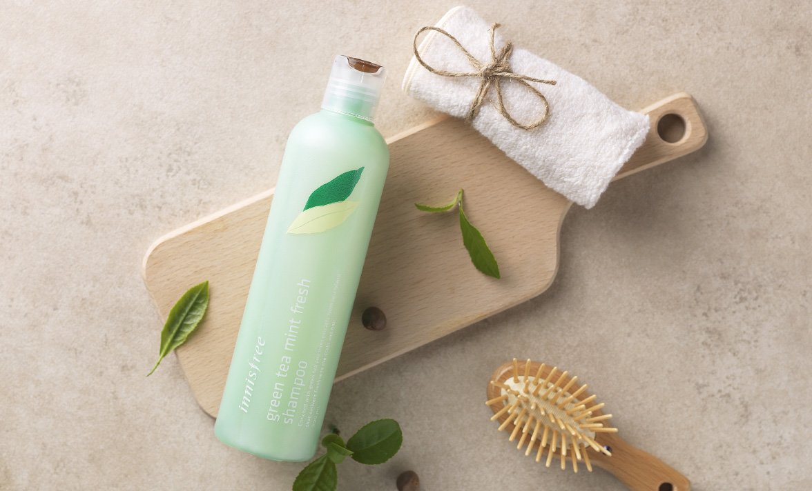 Dầu Gội Innisfree  Green Tea Mint Fresh Scalp Shampoo