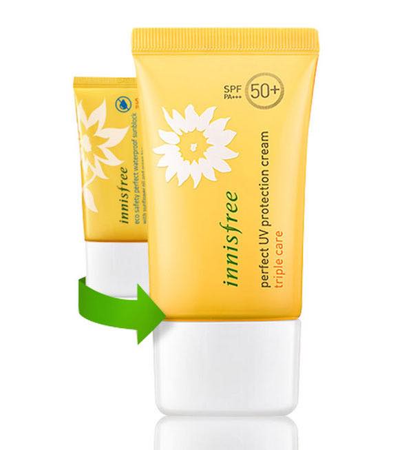 -Hướng dẫn sử dụng Innisfree Perfect UV Protection Cream Triple Care: