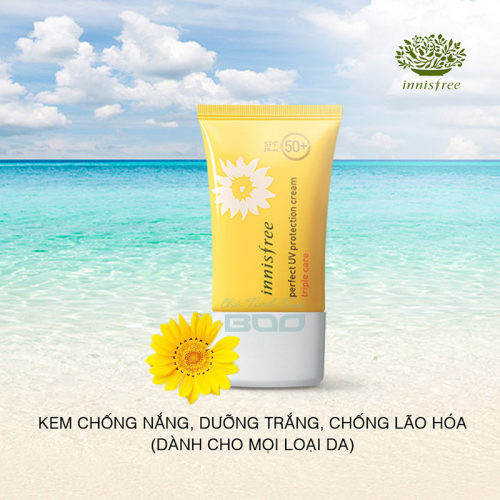 Kem Chống Nắng Đa Chức Năng  Innisfree Perfect UV Protection Cream Triple Care