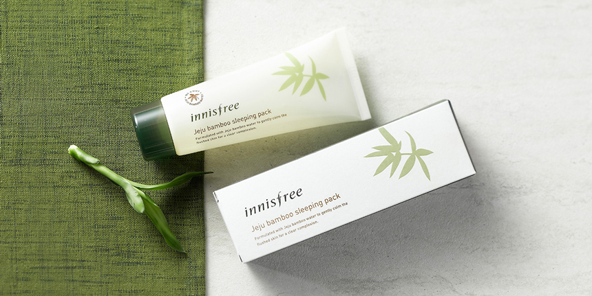 Mặt Nạ Ngủ Innisfree  Jeju Bamboo Sleeping Pack