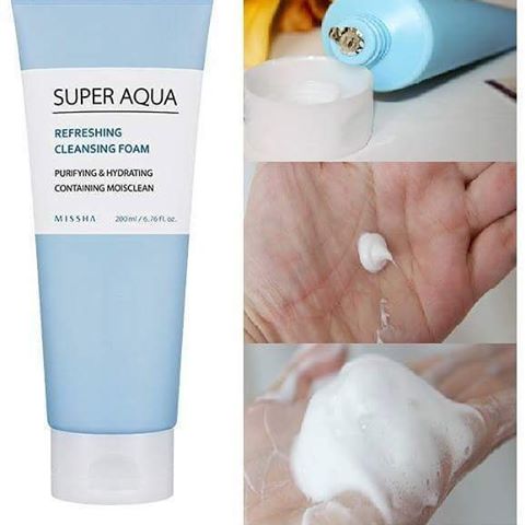 Missha Super Aqua Refreshing Cleanising Foam