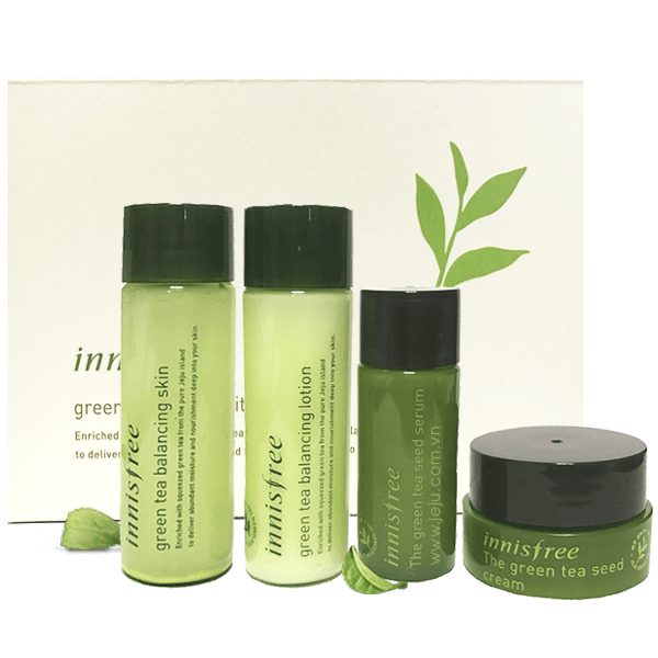 Kit Dưỡng Da Trà Xanh 4 Món  Innisfree Green Tea Special Kit