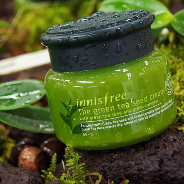 Kem Dưỡng Dành Cho Da Khô   Innisfree Green Tea Seed Cream