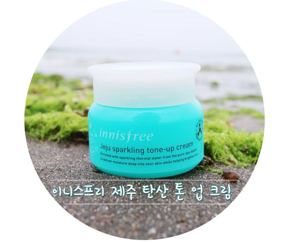 Kem Dưỡng Trắng Da Innisfree Jeju Sparkling Tone Up Cream