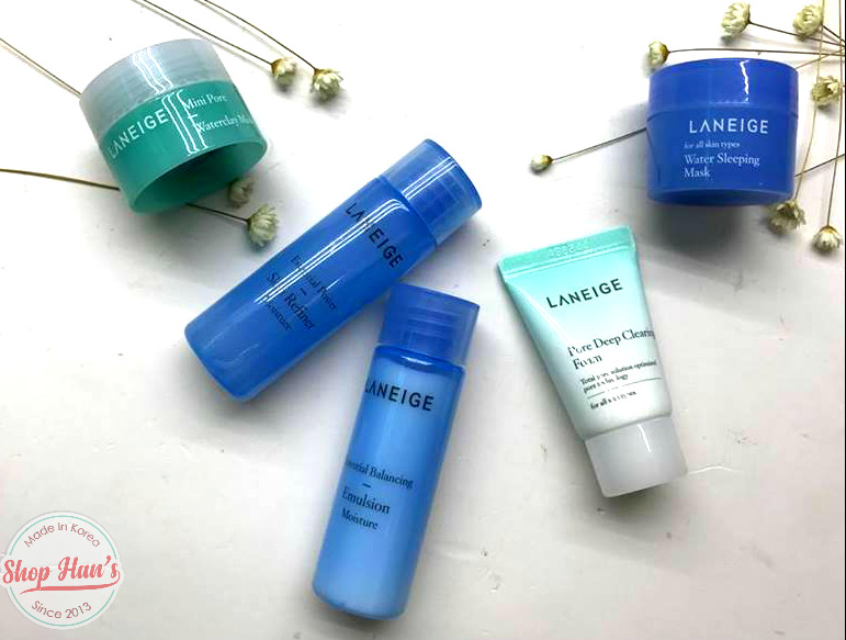 Set Dưỡng Da Laneige Anti Pollution Care Trial Kit 5its 