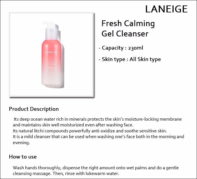 Fresh Calming Gel Cleanser