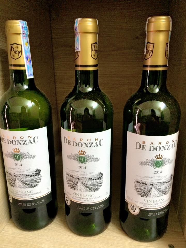 Mua rượu Baron De Donzac Vin Blanc 2014