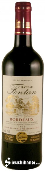 giá rượu Château Fontan