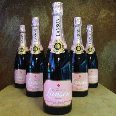 giá rượu Champagne Lanson Rose Label (Brut)