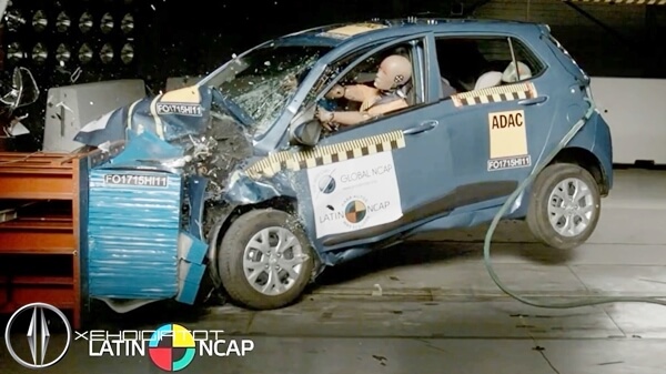 test an toàn va chạm xe Hyundai Grand i10
