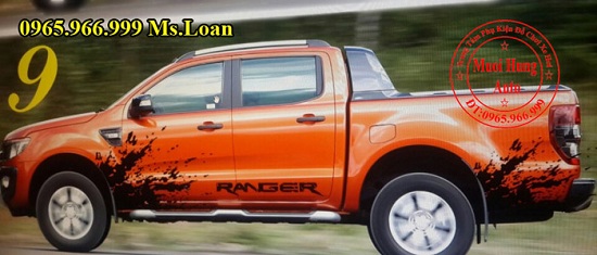 Độ Tem Xe Ford Ranger 2016 Chuyên Nghiệp 05