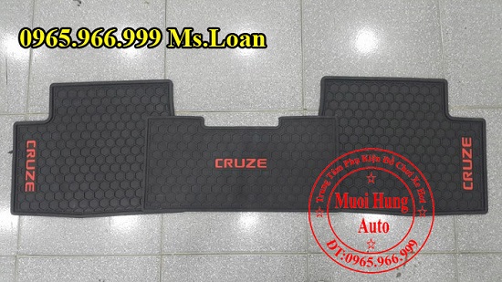 Thảm Cao Su 3D Xe Chevrolet Cruze 01
