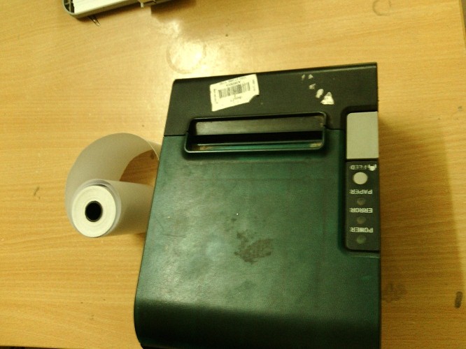 cách thay giấy in hóa đơn cho máy in hóa đơn