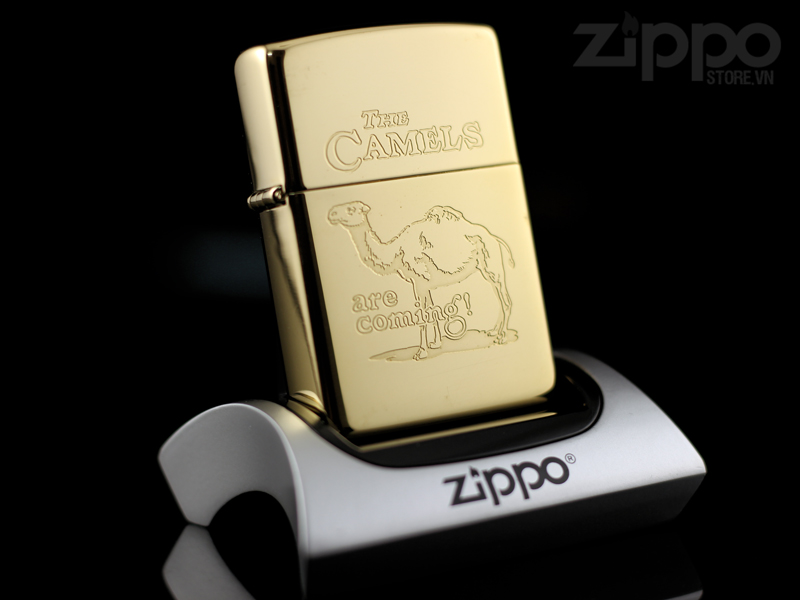 Bat lua Zippo ma vang 22k