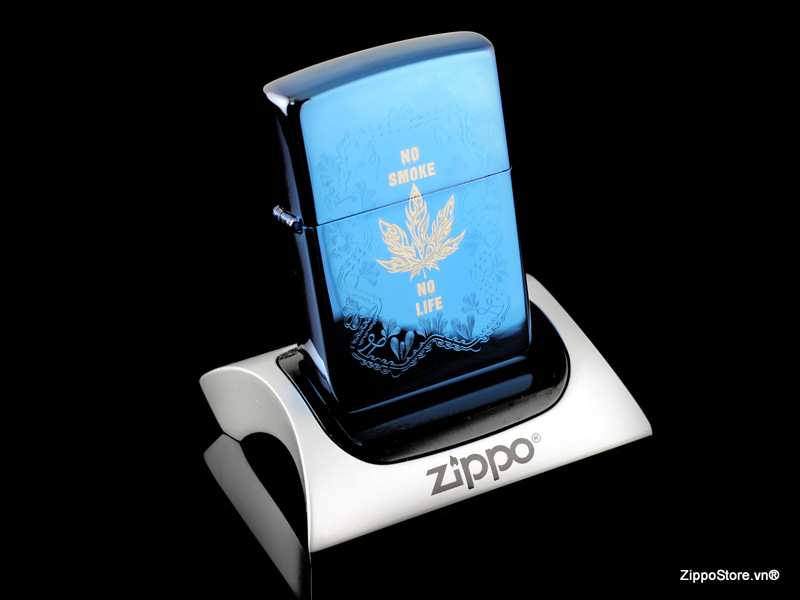 Zippo Sapphire No Smok No Life
