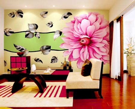 Phối màu giấy dán tường cho nội thất ngôi nhà