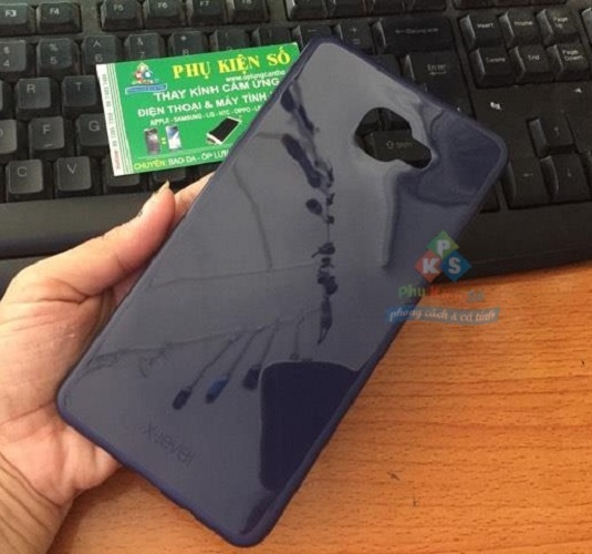 Ốp lưng Samsung Galaxy A9 pro x-level dẻo đen bóng