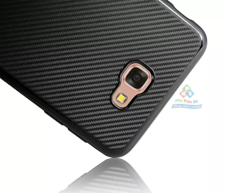 Ốp lưng Samsung Galaxy J5 Prime dẻo vân carbon