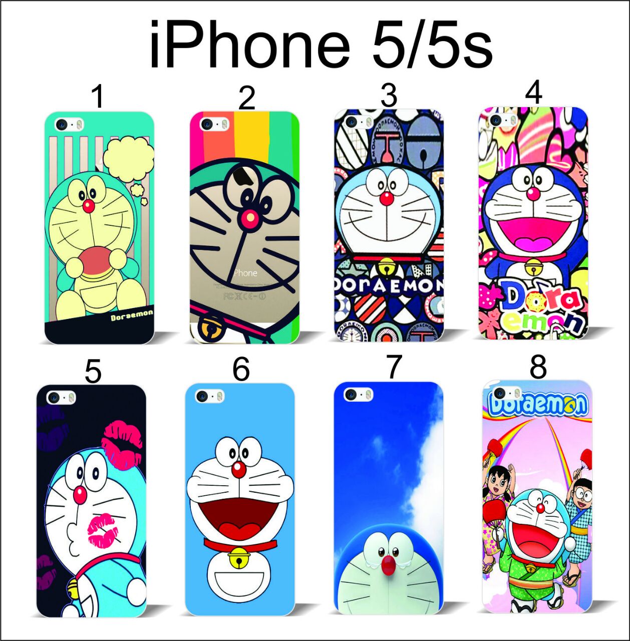 Ốp lưng iPhone 5/5S in hình Doraemon