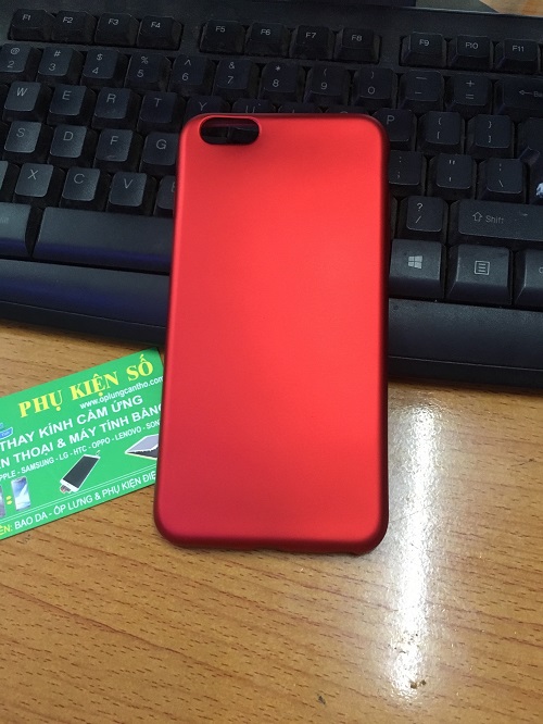 Ốp lưng iPhone 6 dẻo đỏ nhung bóng