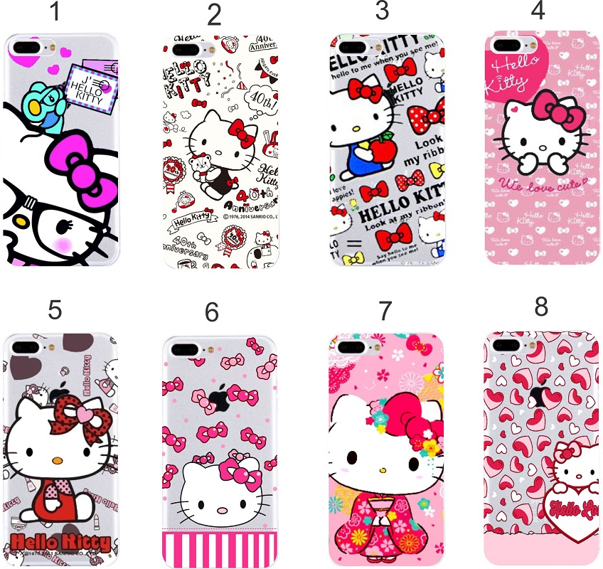 Ốp lưng iPhone 7 in hình Hello Kitty
