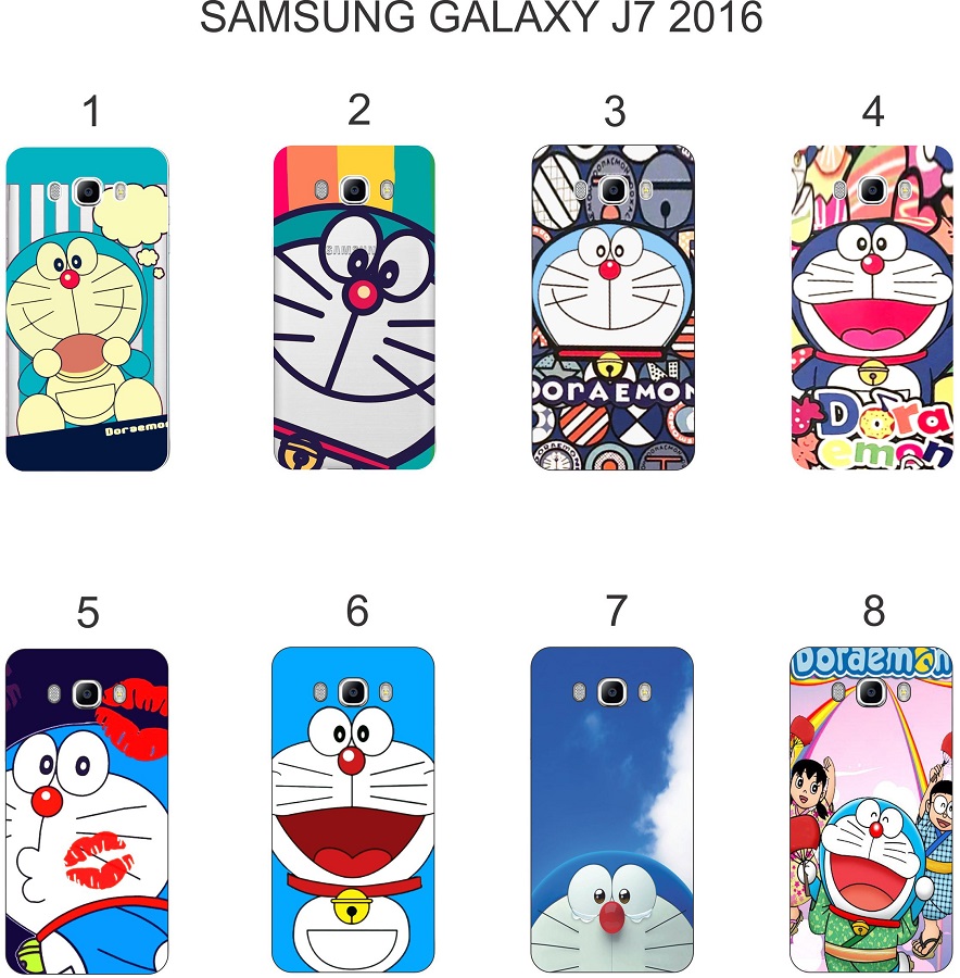 Ốp lưng Samsung Galaxy J7 2016 in hình Doraemon