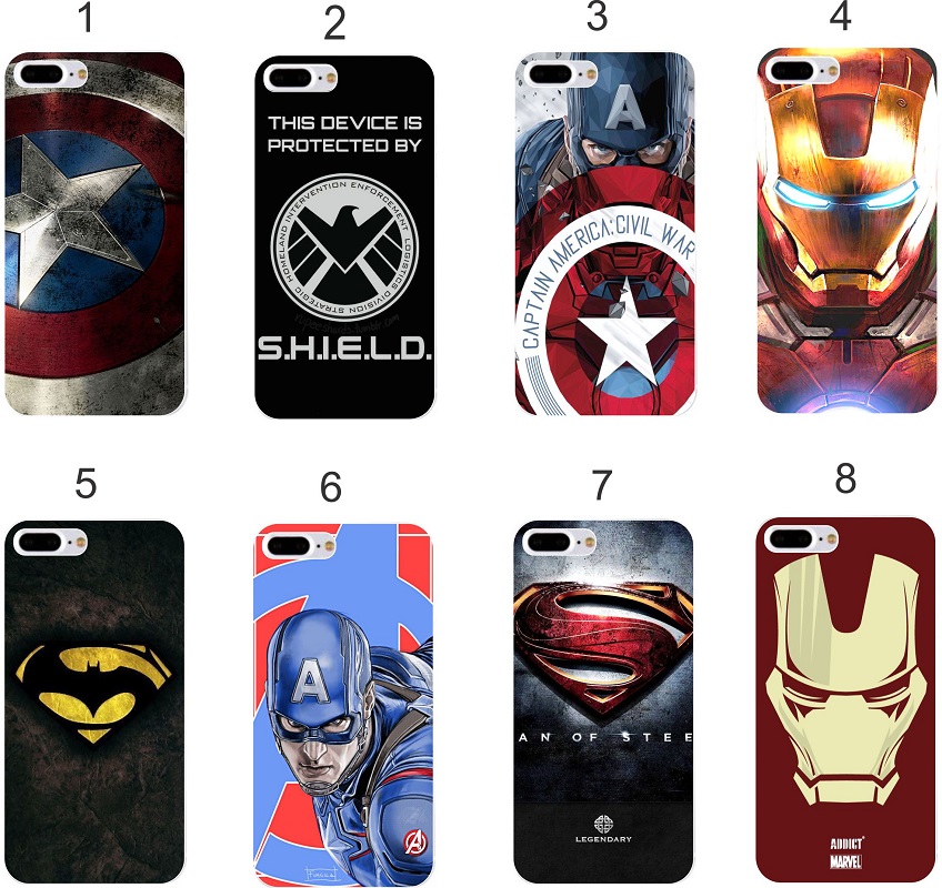 Ốp lưng iPhone 7 Plus in hình siêu anh hùng