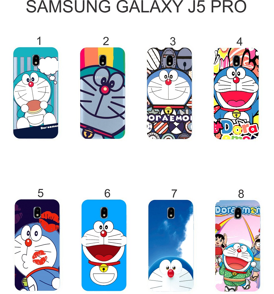 Ốp lưng Samsung Galaxy J5 Pro dẻo in hình Doraemon