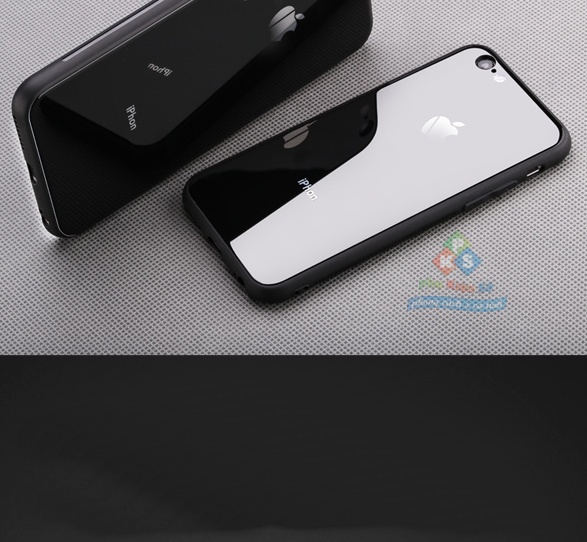 Ốp lưng kính iPhone 6 6S giả iPhone X