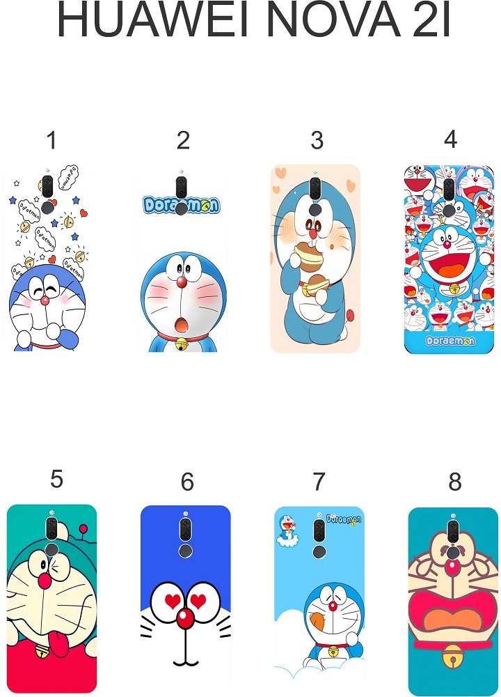 Ốp lưng Huawei Nova 2i dẻo in hình Doraemon