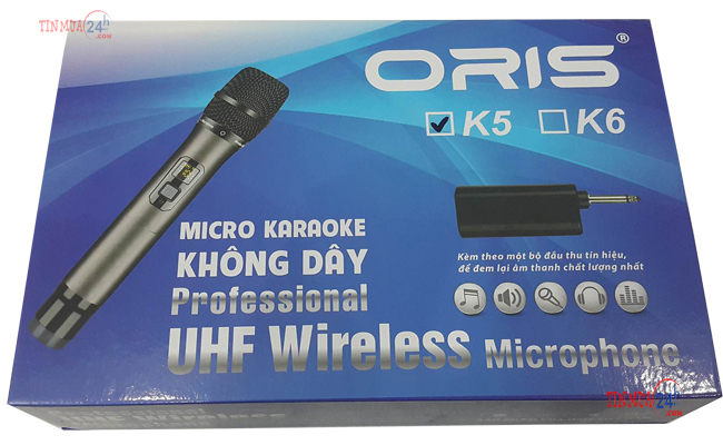 Hộp Micro Không Dây Đầu Thu Oris K5