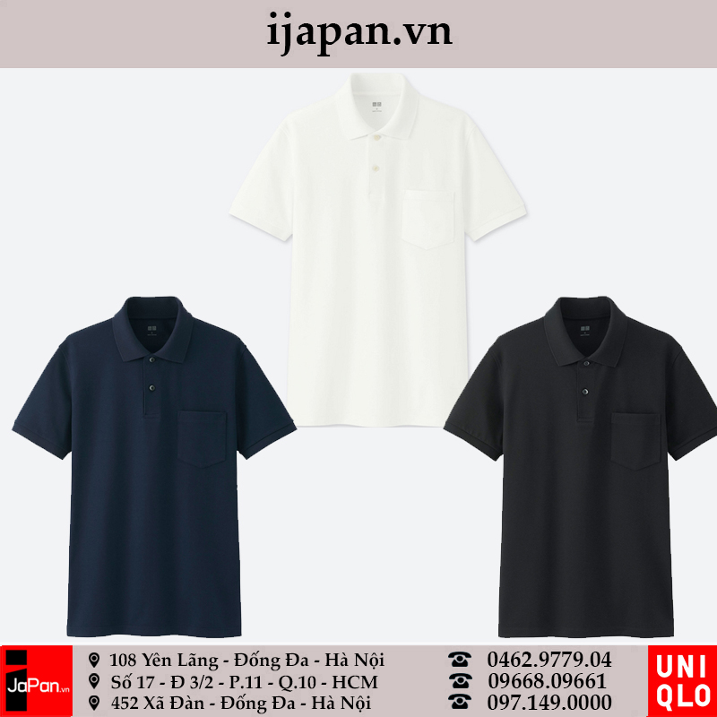 Áo phông polo Uniqlo nam Dry Nhật Bản 2018  Ijapan