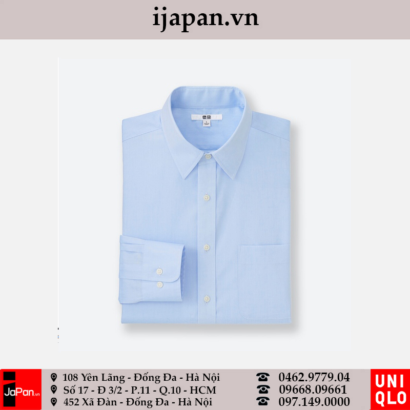 Áo sơ mi Uniqlo nam Cotton Nhật Bản - 193829