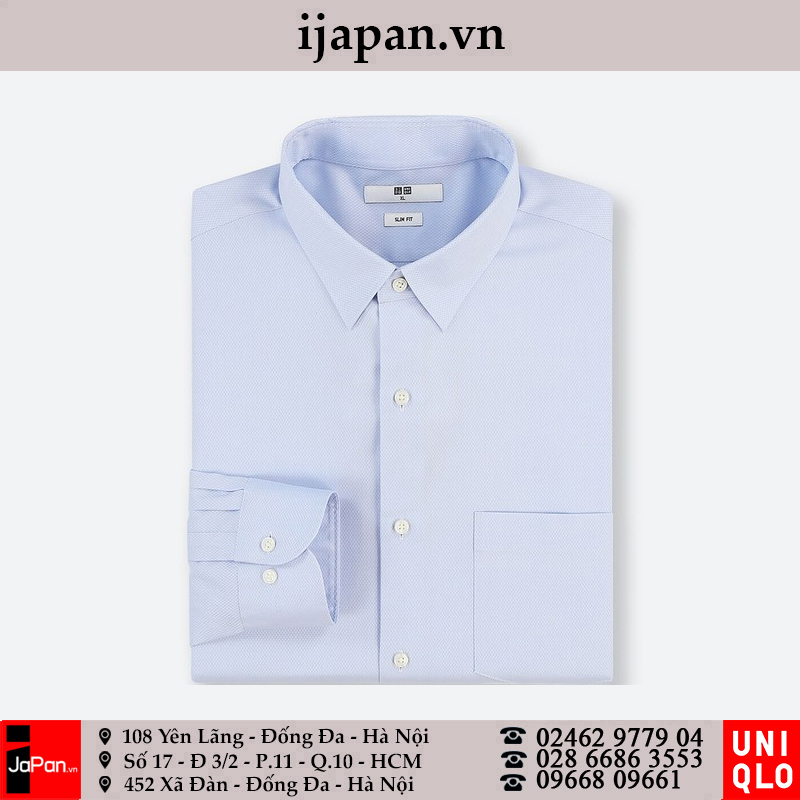 Áo sơ mi nam Uniqlo chống nhăn Nhật Bản - 406573