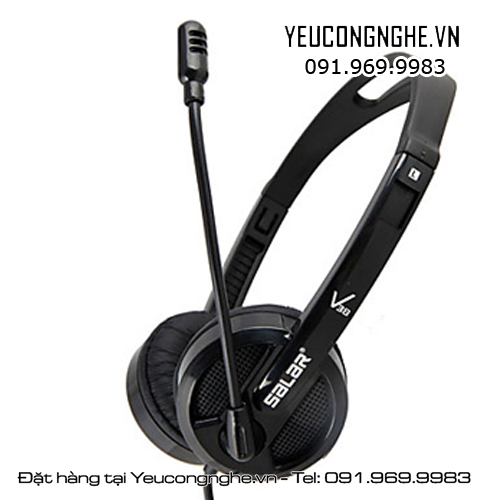 Tai nghe chụp giá rẻ chất lượng tốt headset earphone Salar V38