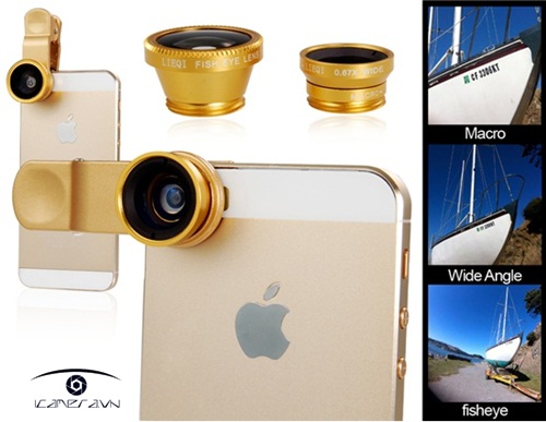 Ống kính cho iPhone 6/6 plus smartphone lens fisheye, góc rộng, macro