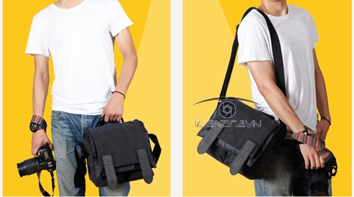 Túi đựng máy ảnh DSLR Caden M2 size vừa màu đen