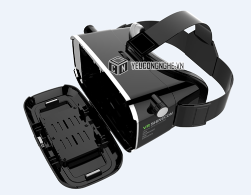 Kính thực tế ảo VR Shinecon chính hãng cho điện thoại di động màu đen