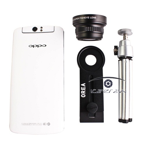 OREA 0.42x super fisheye 12.5x macro lens 2 trong 1 cho Smartphone